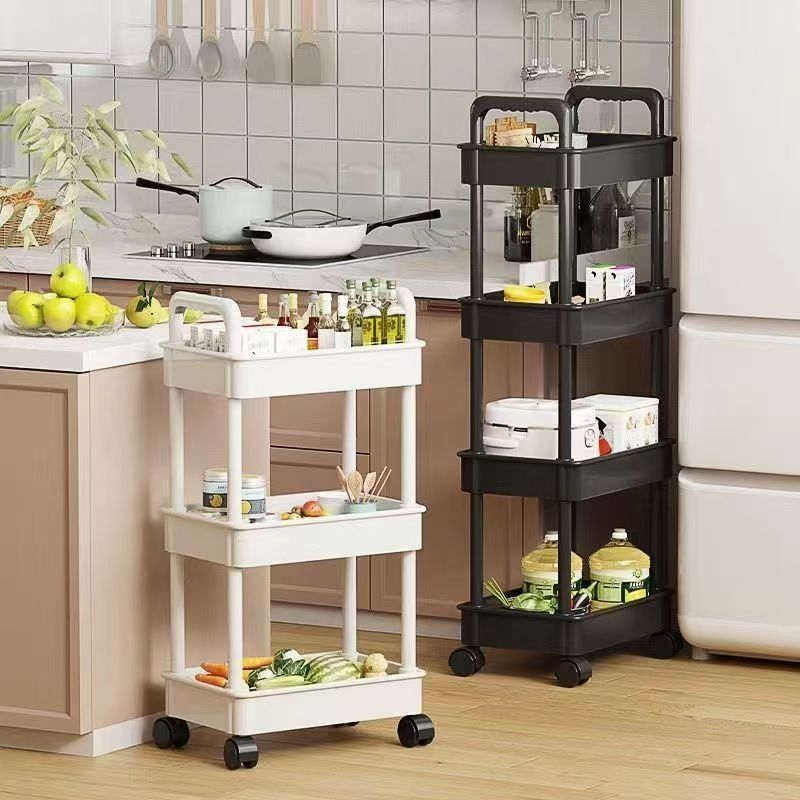 Book Cart Rolling - Multifunktionaler Rollwagen für die Küche, 3/4/5