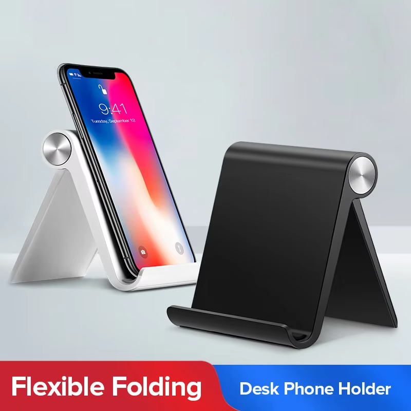 Mobile Pedestal Cabinet - Universeller Faltbarer Schreibtisch-Telefonhalter Tragbarer Verstellbarer Desktop-Telefonständer