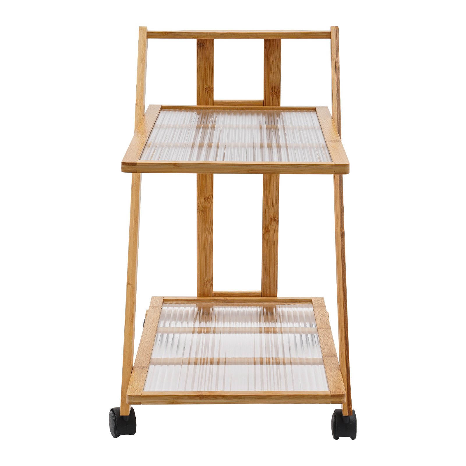 2-stufiger Rollwagen aus Bambu – Book Cart Rolling Bewertung und Preis