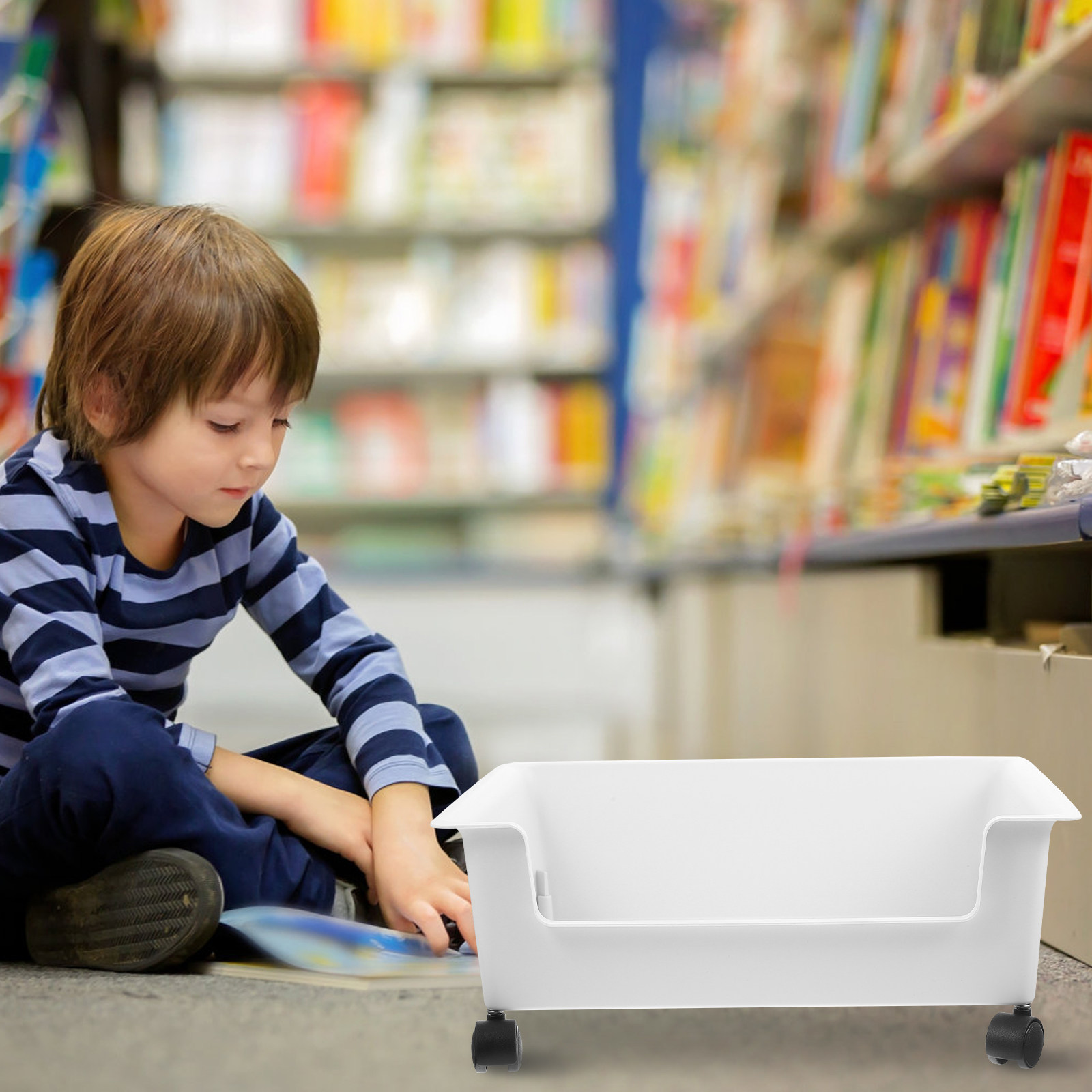 Buch-Aufbewahrungsbox mit Roll – Book Cart Rolling Bewertung und Preis