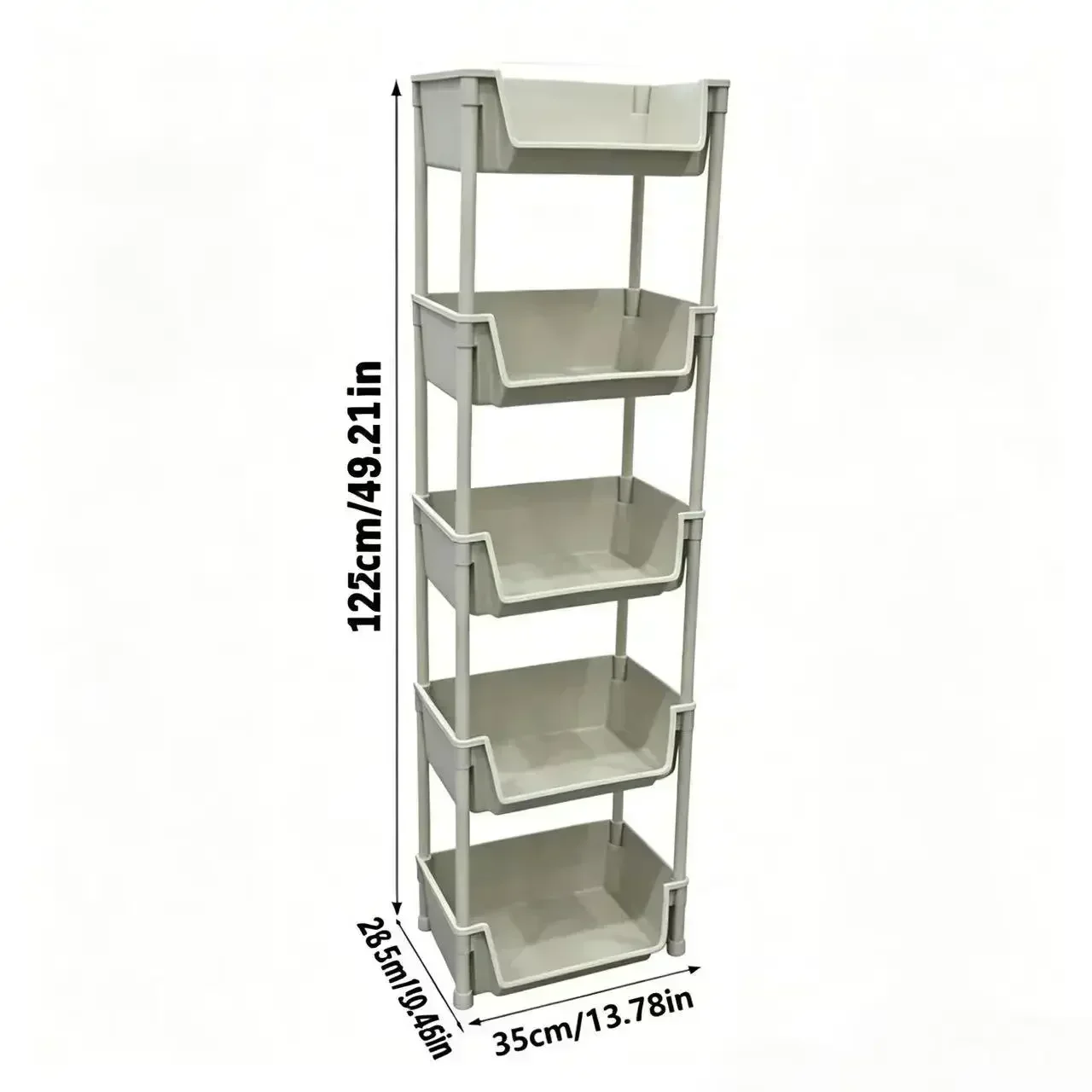 5-stufiger Rollwagen mit Räder – Book Cart Rolling Bewertung und Preis