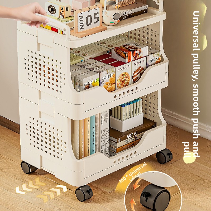 Einfaches Kunststoff-Aufbewahr – Book Cart Rolling Bewertung und Preis