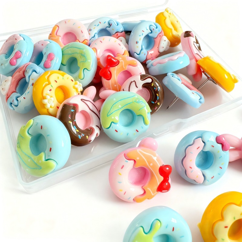 20 Stück Donut-Reißzwecken für – Bulletin Board Cork Bewertung und Preis