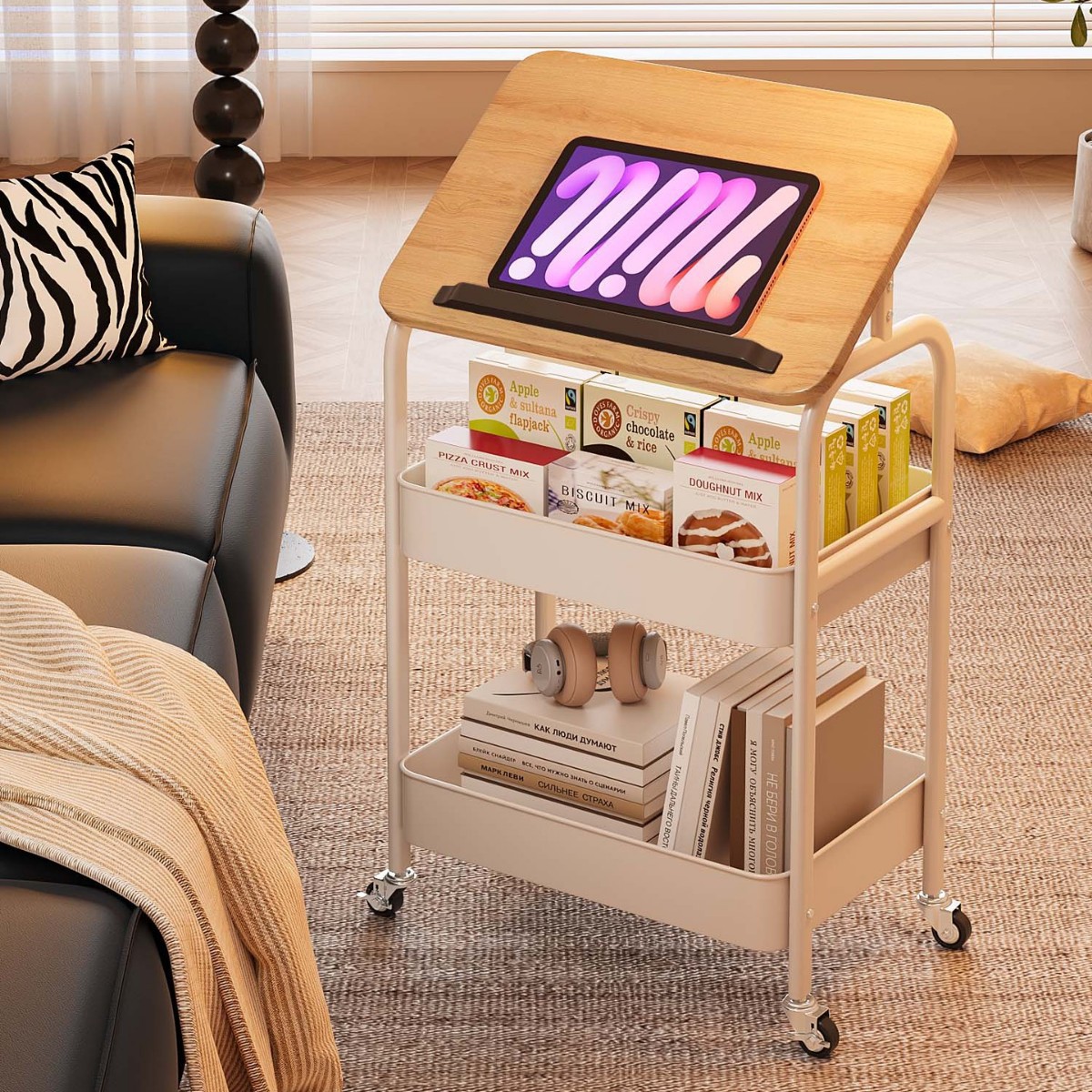 Tragbare Mehrzweck-Rollwagen m – Book Cart Rolling Bewertung und Preis