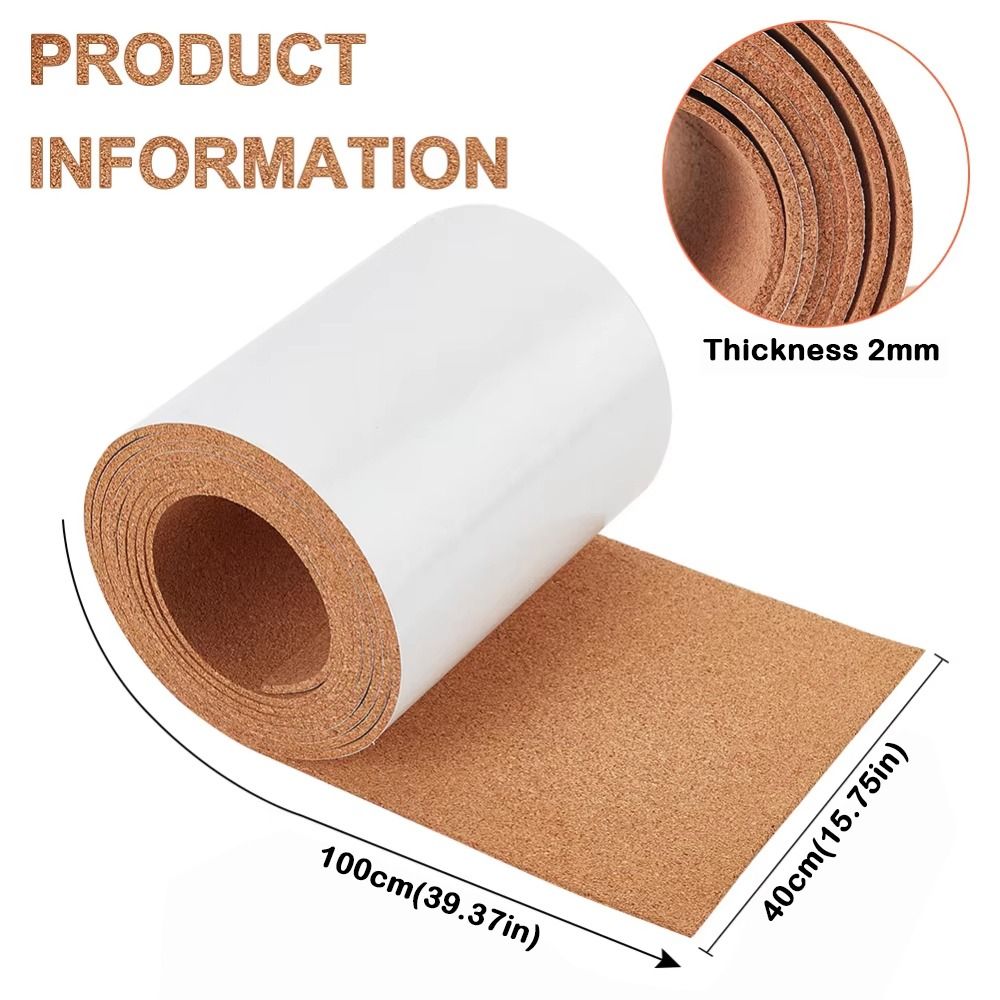 1m Selbstklebende Korkrolle 2m – Bulletin Board Cork Bewertung und Preis