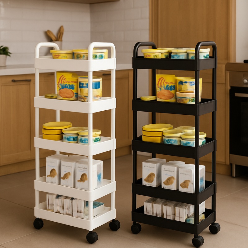 5-stufiger Rollwagen mit Räder – Book Cart Rolling Bewertung und Preis
