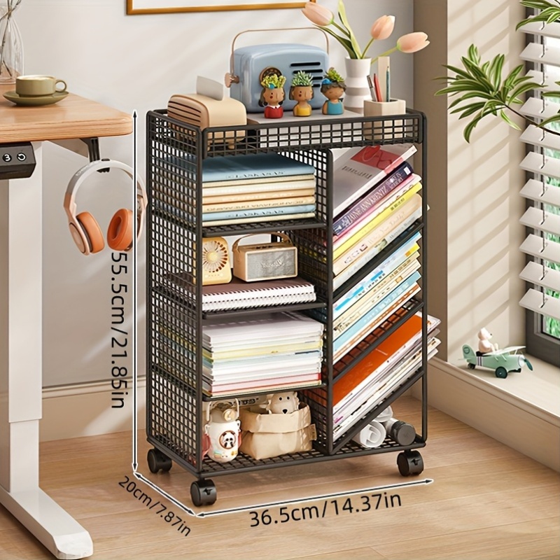 Rollbarer Bücherwagen – mobile – Book Cart Rolling Bewertung und Preis