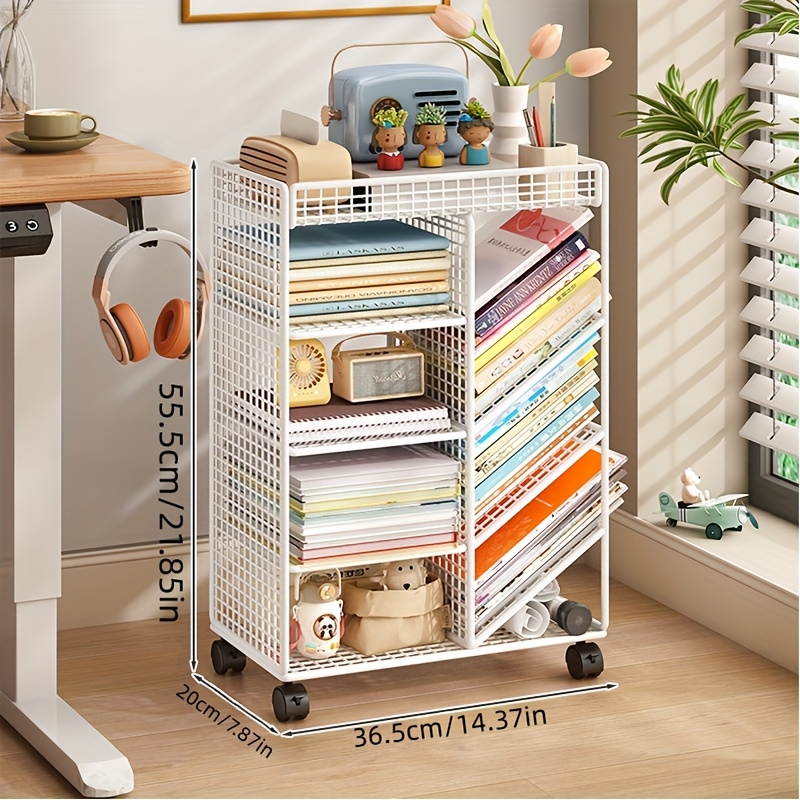 Rollbarer Bücherwagen – mobile – Book Cart Rolling Bewertung und Preis