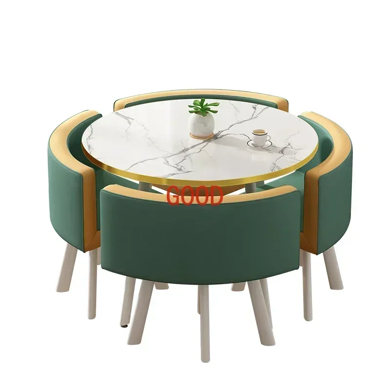 TAO Poker Marmor-Esstisch-Set  – Office Furniture Center Bewertung und Preis